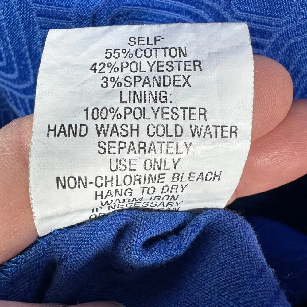 Retro Rabbit Rabbit Rabbit Dress Sz 14W Mod Geometeric Shift - Picture 8 of 8